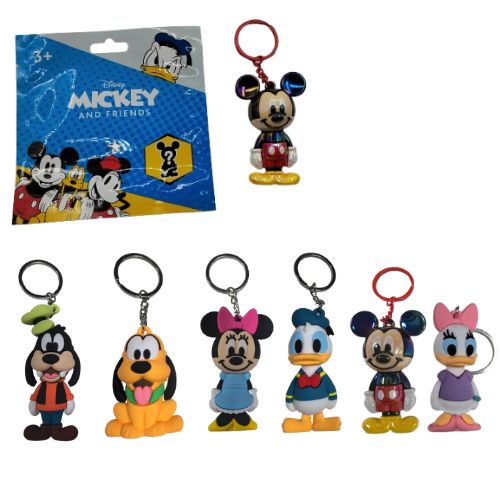 DISNEY CLASSIC Portachiavi 3D 6cm In Blind Bag 6ass..x…x